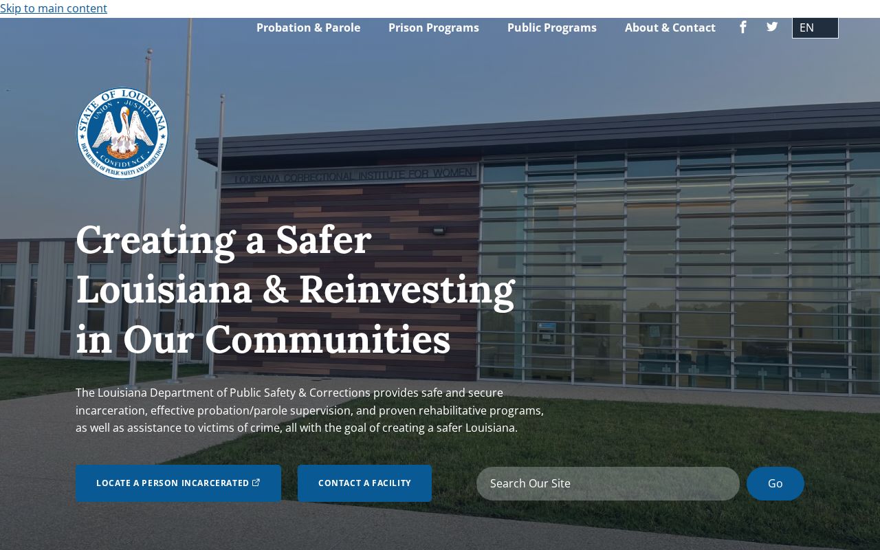 East Feliciana Parish criminal records and Louisiana corrections